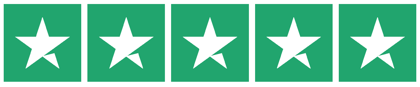 5 von 5 Sternen bei Trustpilot