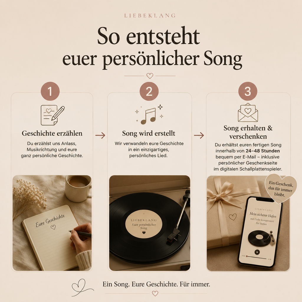 Personalisierter Song – Eure Geschichte, euer Song ❤️